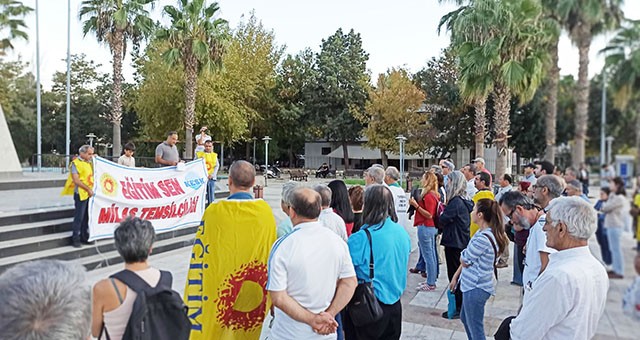 Ankara Katliamı'nda yaşamını yitirenler Milas’ta anıldı