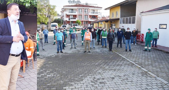 Başkan Tokat işçilerle bir araya geldi