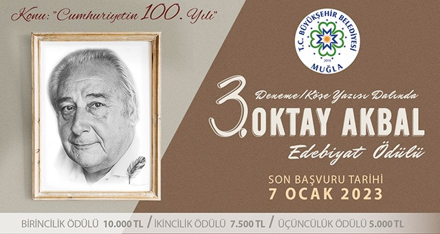 Oktay Akbal Edebiyat Ödülü 7 Ocak’ta sona eriyor