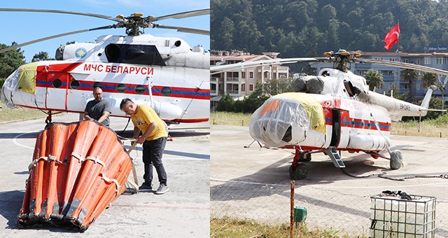 Yangın helikopteri Marmaris’te göreve başladı