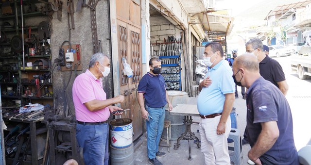 Başkan Tokat’tan sanayi esnafına ziyaret