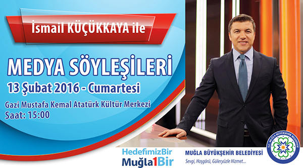 İsmail Küçükkaya, bugün saat 15’te Gazi Mustafa Kemal Atatürk Kültür Merkezi’nde ...