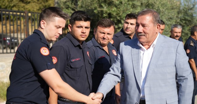 BAŞKAN TOPUZ İTFAİYE PERSONELLERİNİN HAFTASINI KUTLADI
