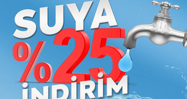 ​​​​​​​Muğla’da Suya Yüzde 25 İndirim