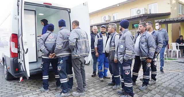 Milas Belediyesi, personellerine yönelik sağlık taramasını sürdürüyor