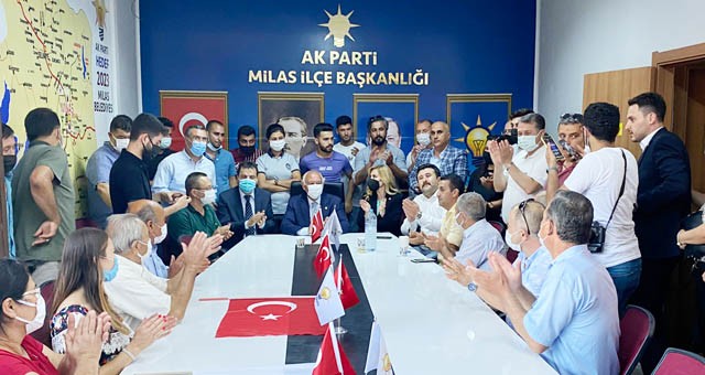 AKP’ye Milas’ta coşkulu katılım