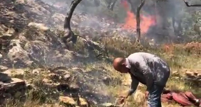 Ekindere'de yangın çıktı