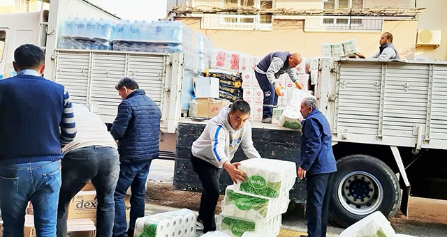 13’üncü yardım aracı deprem bölgesine sevk edildi