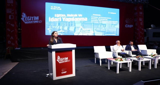 Muğla Milletvekili Avukat Gizem Özcan Eğitim Maratonu’nda konuştu; “CHP iktidarında Laik ve kamusal eğitimdeki tahribatı yok edeceğiz!”