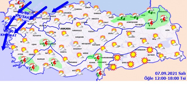 Meteoroloji uyardı: YAĞIŞ GELİYOR..