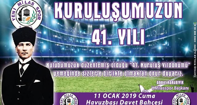 41. Yılında, Destek Gecesinde Buluşuyorlar