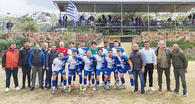 Kıyıkışlacık Spor ile Hermiyas Spor takımları gol oldu yağdı