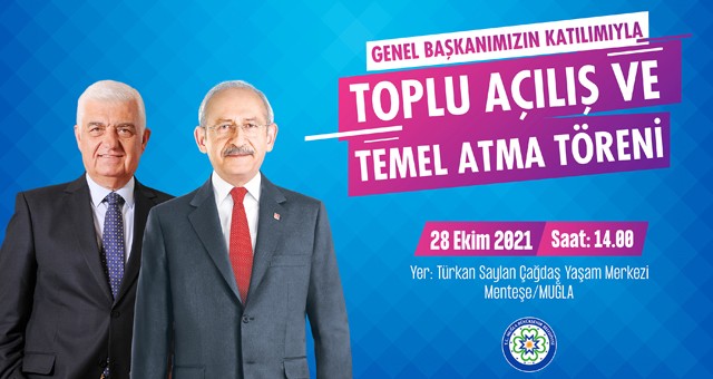 Kılıçdaroğlu, Büyükşehir yatırımları için Muğla’ya geliyor