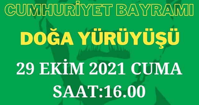 Milas Gençlik Merkezi'nden Cumhuriyet Bayramı doğa yürüyüşü