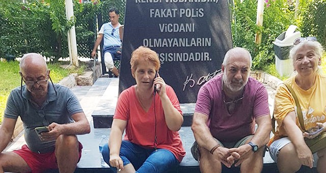 Mühürlenen inşaata kendilerini zincirleyen çevreciler gözaltına alındı