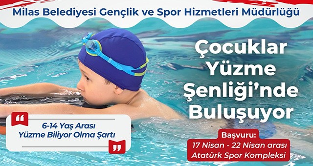 Milas Belediyesi, 23 Nisan’da Çocukları Havuzla Buluşturacak