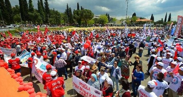 1 MAYIS MUĞLA’DA DA KUTLANDI..