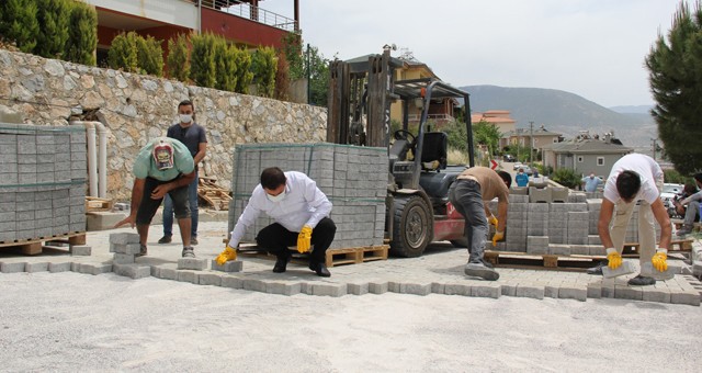  Milas Belediyesi tam kapanma döneminde de boş durmuyor