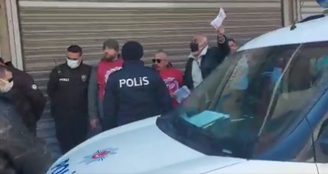 TİP üyeleriyle polis arasında gerginlik