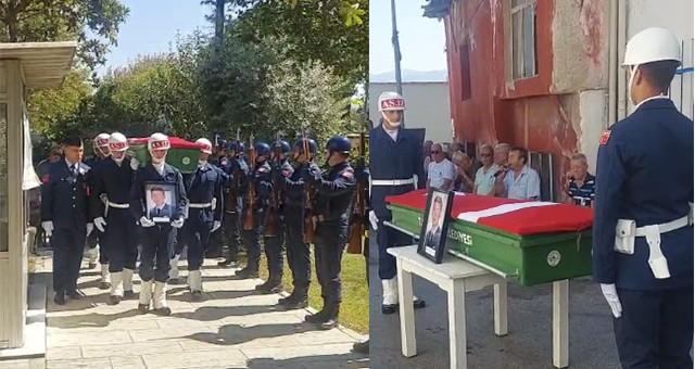 Milas’ta Emekli Astsubaya Askeri Törenle Son Veda