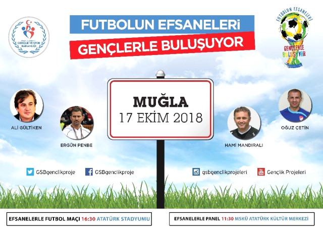 Futbolun Efsaneleri Muğla’da