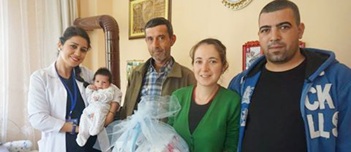 ‘Hoşgeldin Bebek’ 350 aileye ulaştı