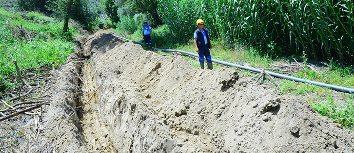 İçme’ye, yeni içme suyu hattı döşendi