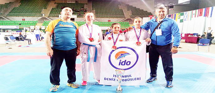 Altın ve Gümüş Madalya ile döndüler