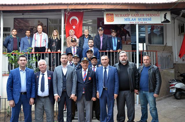 İki teşkilattan gazilere ve gazi evine ziyaret…