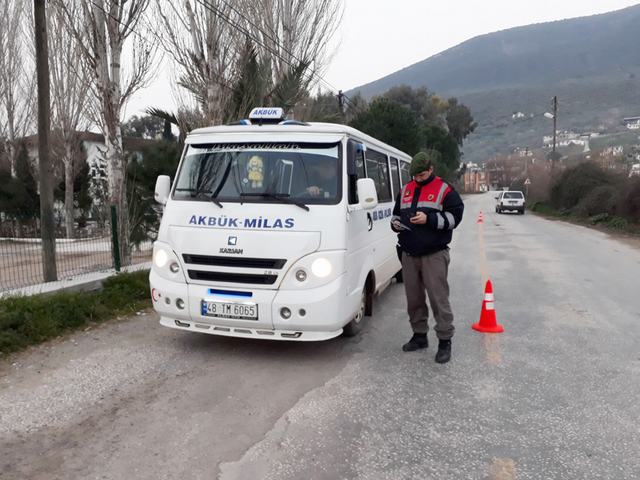 Jandarma Trafik Timlerinden ‘Servis Araçları’na denetim …