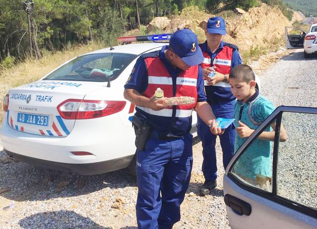 Jandarmadan Tatil Boyunca Drone ile  Denetim