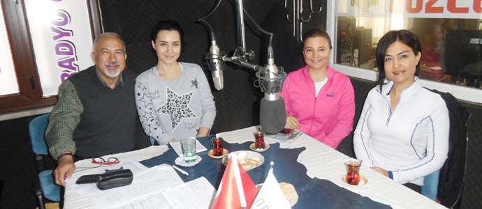 ‘Kadın Sporcular’ Radyo Gözlem Spor Saati’ndeydi …