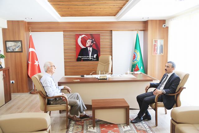 Kaymakam Arslan,  Başkan Atıcı’yı ziyaret etti