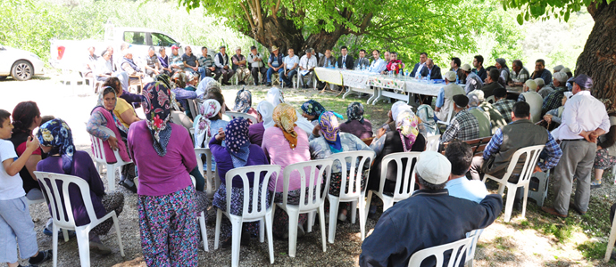 Kaymakam Arslan, İkizköy’ü ziyaret etti