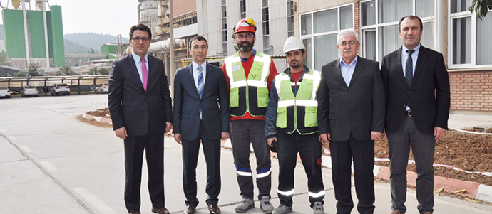 Kaymakam Arslan, Yeniköy-Kemerköy Elektrik Üretim ve Ticaret A.Ş.’yi ziyaret etti