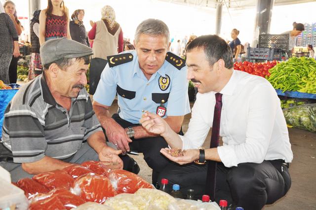 Kaymakam Arslan’dan ‘Pazar ziyareti’