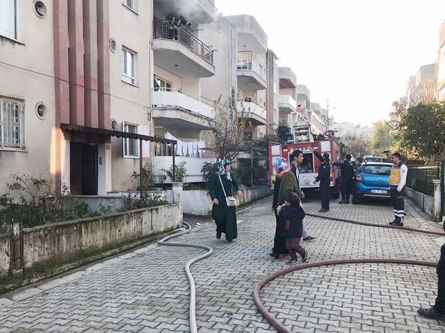 “Kendi evini ateşe verdiği” öne sürüldü …