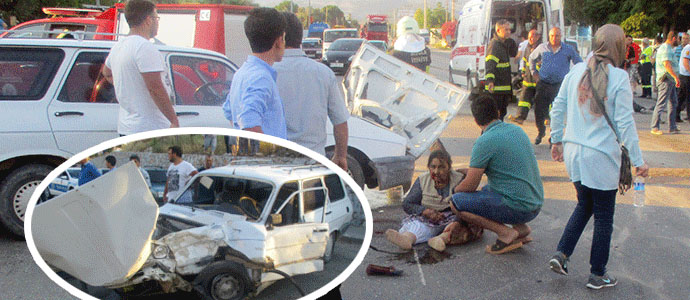 Labranda Bulvarı’nda kaza: Biri ağır 2 Yaralı