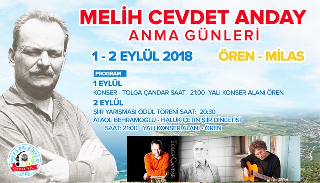 MELİH CEVDET ANDAY ANMA GÜNLERİ BUGÜN BAŞLIYOR