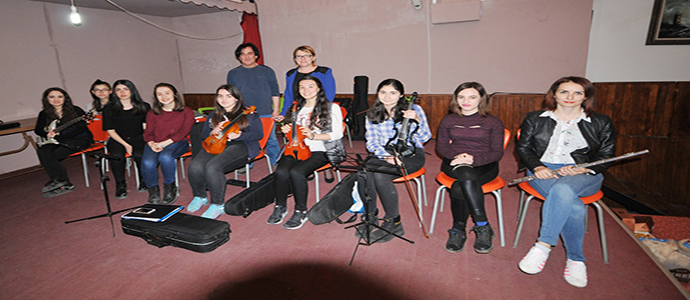 ‘Milas Belediyesi Kent Orkestrası’ konserlere hazırlanıyor