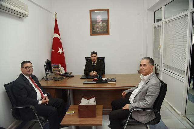 Milas İlçe Jandarma Komutanı ve Askerlik Şube Başkanına ziyaretler