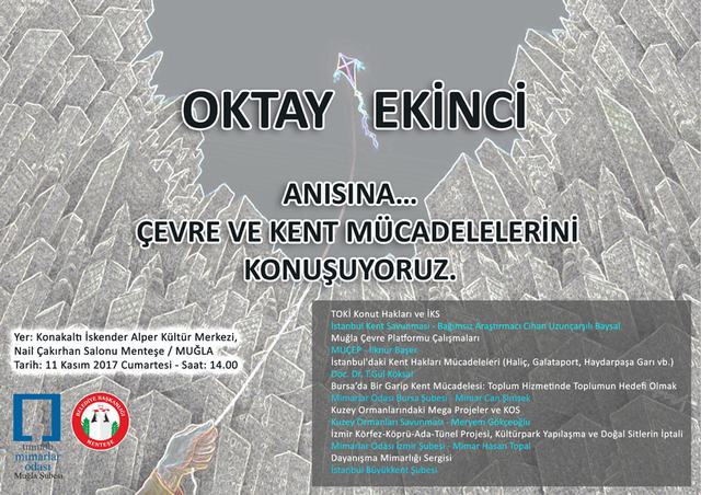 ‘Mimar- Yazar Oktay Ekinci’ anısına etkinlik düzenlenecek