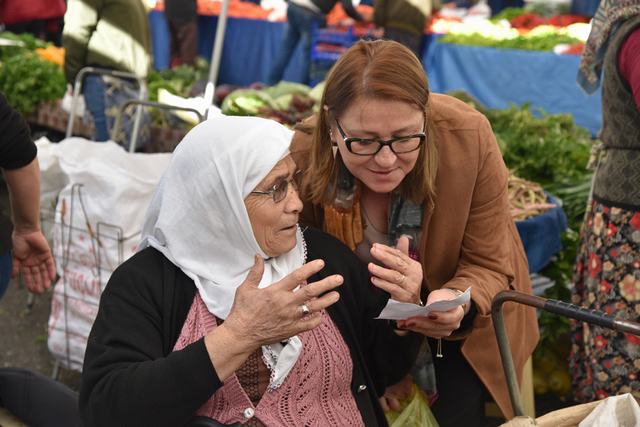 Pazarcı esnafının sorunları, talepleri dinlendi