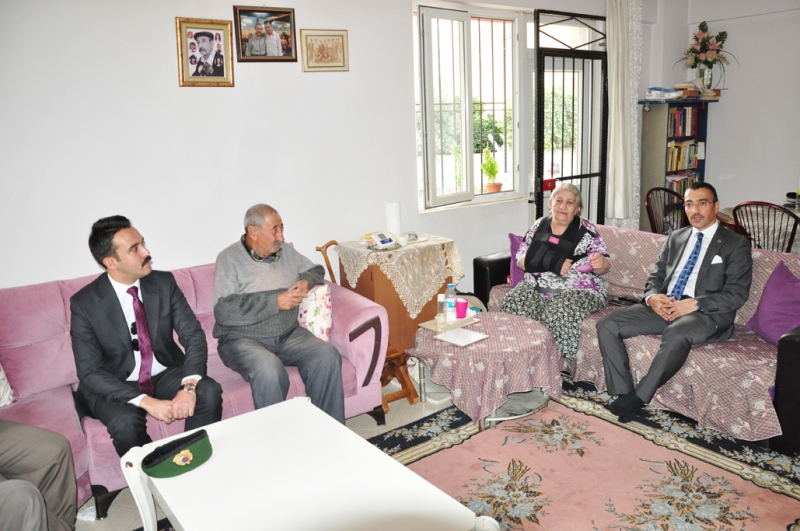 Şehit J. Başçavuş İsmail Toka’nın ailesine ziyaret