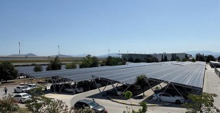 Milas-Bodrum Havalimanı’nda güneş enerjisi santrali kurulumu tamamlandı