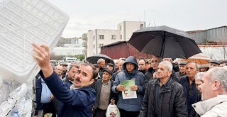 Kaliteli Üretim İçin Üreticiye Kasa ve Hasat Tarağı