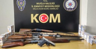Muğla’da Ruhsatsız Silah Operasyonu: 7 İlçede 13 Adrese Baskın, 4 Tutuklama