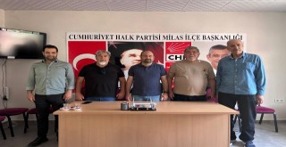 SOL PARTİ Milas İlçe Örgütü’den CHP Milas İlçe Örgütü’ne  geçmiş olsun ziyareti.