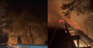 Sakar Geçidi’nde Çıkan Yangın Büyümeden Söndürüldü