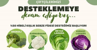 Yüzde 50 Hibeli Kışlık Sebze Fidesi Başvuruları Başlıyor